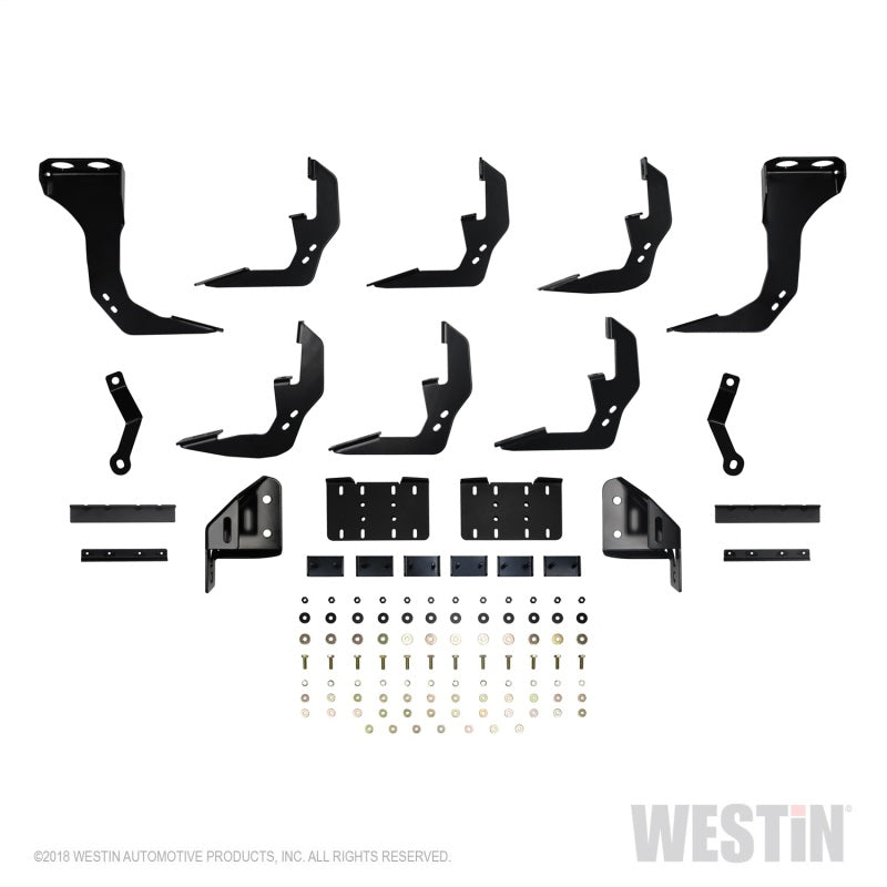 Westin Chevrolet Silverado/Sierra 1500 Crew Cab (5.5ft) R5 Modular Nerf Step Bars - SS