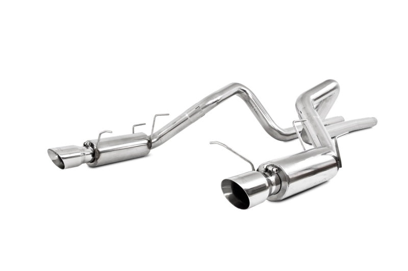 MBRP Ford Mustang GT 5.0L Dual Split Rear Race Version T409 3in Cat Back Exhaust System