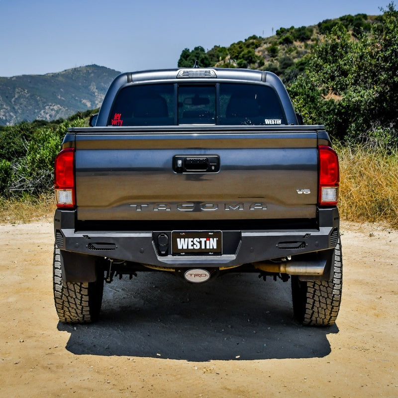 Westin 16+ Toyota Tacoma Pro-Series Rear Bumper - Textured Black