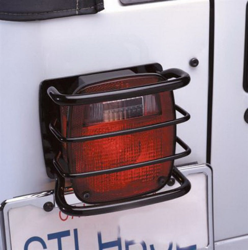 Rampage Jeep CJ5 Taillight Euroguards - Black