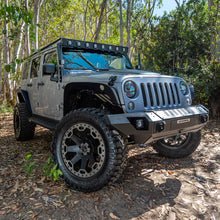 Load image into Gallery viewer, Go Rhino Jeep Wrangler JK WLF Windshield Light Mount Frame - Eight Cube Lights
