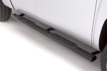 Load image into Gallery viewer, Lund Dodge Ram 2500 Quad Cab 5in. Oval Straight Steel Nerf Bars - Black