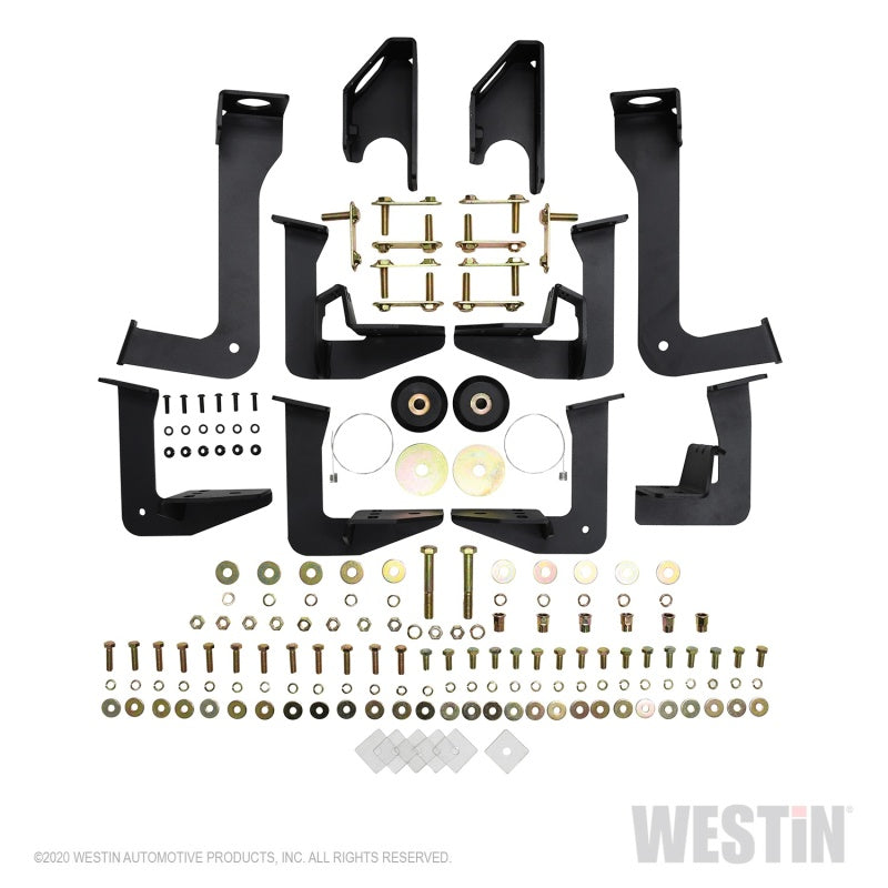 Westin 19+ Ram 2500/3500 HDX Stainless Drop W2W Nerf Step Bars - Textured Black
