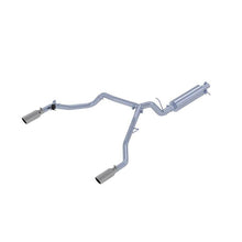Load image into Gallery viewer, MBRP Ford Ranger 2.3L T304 3in Dual Split Rear Outlet 4in OD Tips Cat Back Exhaust