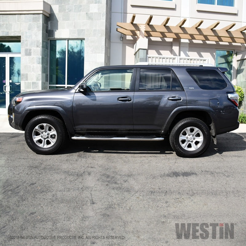 Westin 2014+ Toyota 4Runner SR5 PRO TRAXX 4 Oval Nerf Step Bars - SS