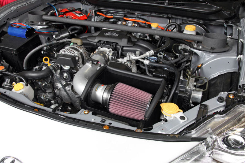 K&N Subaru BRZ 2.0L / 13 Scion FR-S 2.0L Silver 69 Series Typhoon Intake