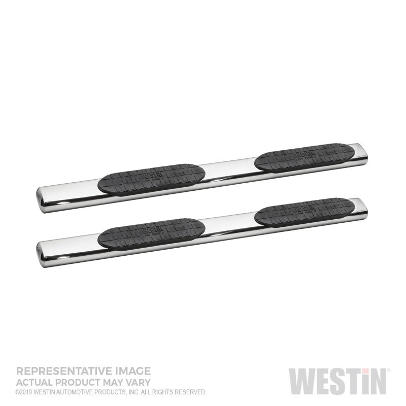 Westin 19+ Chevrolet Silverado 1500 CC PRO TRAXX 6 Oval Nerf Step Bars - SS
