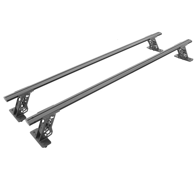 Go Rhino Ford F-150 / Toyota Tundra XRS Cross Bars Kit - Tex Blk (Attch Tonneau Cvr T-Trk)