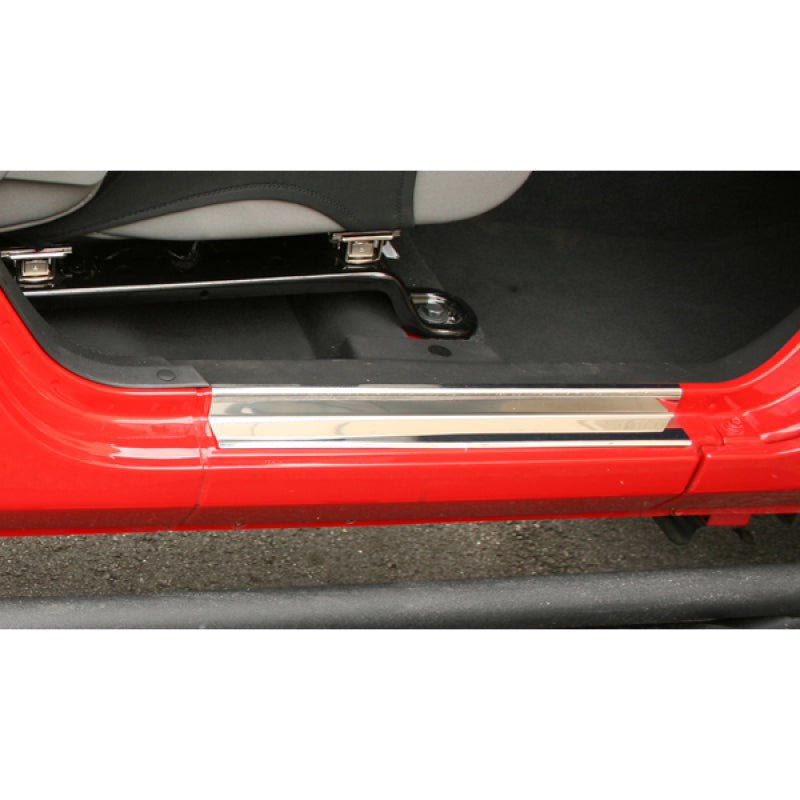 Rugged Ridge Jeep Wrangler 2 Door Stainless Steel Door Entry Guards