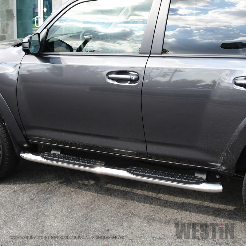 Westin 2014+ Toyota 4Runner SR5 PRO TRAXX 4 Oval Nerf Step Bars - SS