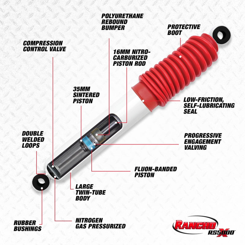 Rancho Chevrolet Avalanche Rear RS5000X Shock