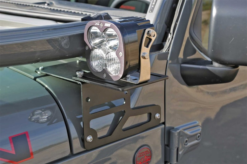 Fabtech 18+ Jeep JL/JT Light Bracket Kit (Adjustable)