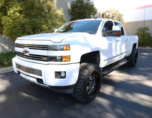 Load image into Gallery viewer, Go Rhino Chev Silverado 2500HD/3500HD CC (Diesel) 4dr E-BOARD E1 Running Board Kit - Tex. Blk
