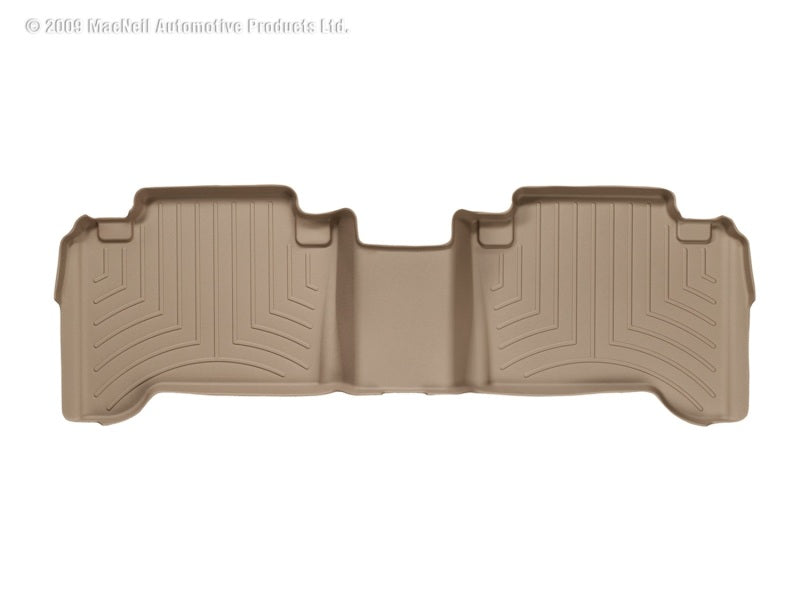 WeatherTech Toyota Tacoma Double Cab Rear FloorLiner - Tan
