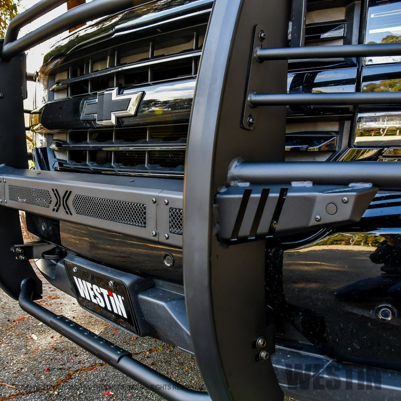 Westin 16+ Chevy Silverado 1500 Sportsman X Grille Guard - Textured Black