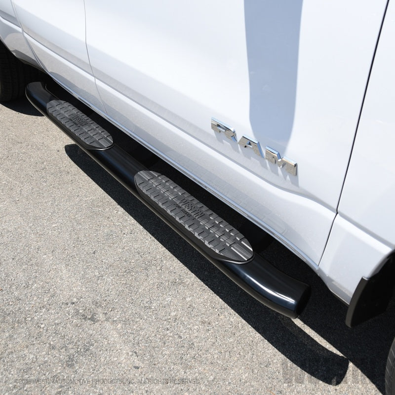 Westin Ram 1500 Quad Cab (Excl Classic) PRO TRAXX 5 Oval Nerf Step Bars - Black