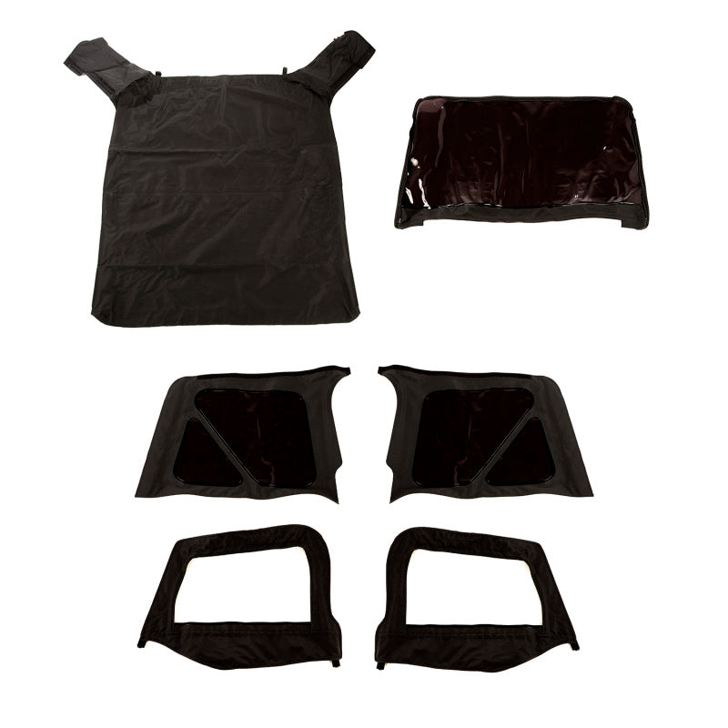 Rugged Ridge Montana S-Top Black Diam w/SkinsTinted TJ