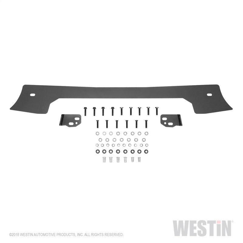 Westin 18+ Jeep Wrangler JL Front Bumper Skid Plate - Textured Black