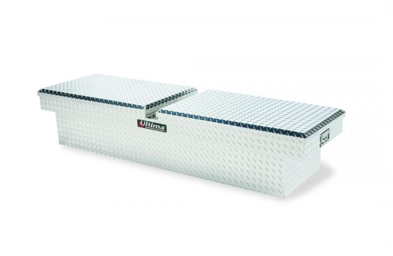 Lund Chevy S10 (Long Bed) Ultima Dual Lid Gull Wing Crossover Tool Box - Brite