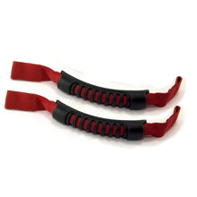 Load image into Gallery viewer, Rugged Ridge Front Headrest Grab Handles Red JK/JL/JT