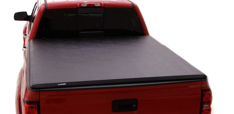 Lund Ford F-150 Styleside (5.5ft. Bed) Hard Fold Tonneau Cover - Black