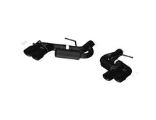 Load image into Gallery viewer, MBRP Chevy Camaro V8 6.2L 6spd 3in Black Race Dual Axle Back w/ 4.5in Quad Dual Wall Tips