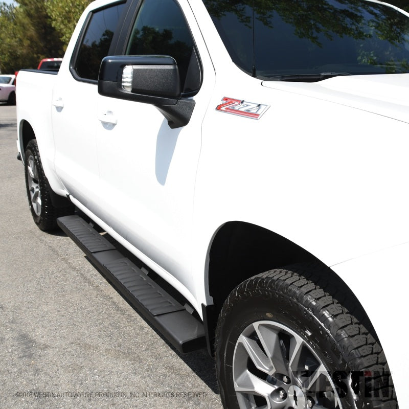 Westin Chevrolet Silverado/Sierra 1500 Crew Cab R7 Nerf Step Bars - Black