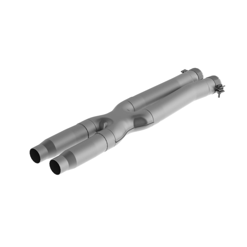 MBRP Ford Mustang GT350 3in Resonator Delete X-Pipe - T409