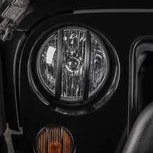 Load image into Gallery viewer, Rugged Ridge Jeep Wrangler JK Black Elite Pivotal Headlight Euro Guard