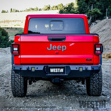 Load image into Gallery viewer, Westin Jeep Gladiator w/Sensors WJ2 Rear Bumper w/Sensor - Textured Black