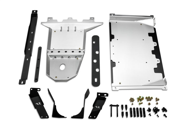 Rugged Ridge Jeep Wrangler JLU 4dr Alum. Skid Plate for Engine/Trans - Tex. Blk