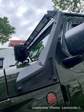 Load image into Gallery viewer, Go Rhino Jeep Wrangler JL/JLU/Gladiator JT XE Windshield Light Bar Mount - 50in Single Row