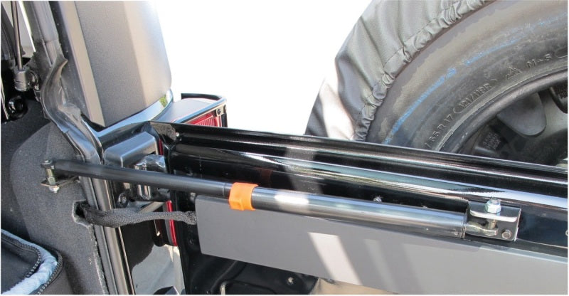 Rampage Jeep Wrangler(JK) Rear Door Heavy Duty Gas Strut - Black