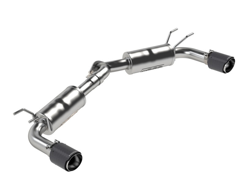MBRP Mazda 3 Hatchback T304SS 2.5in Axle-Back, Dual Rear Exit w/Carbon Fiber Tips