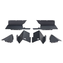 Load image into Gallery viewer, Rugged Ridge Inner Fender Liners Rear Aluminum Black Jeep Gladiator JT