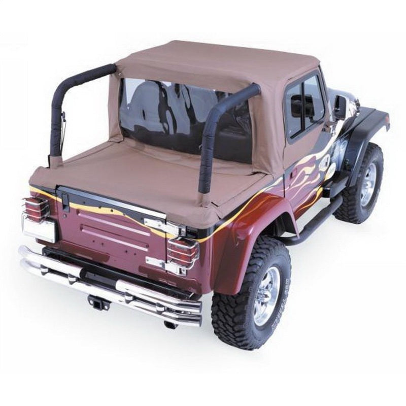 Rampage Jeep Wrangler(YJ) Cab Soft Top And Tonneau Cover - Spice Denim
