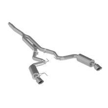 Load image into Gallery viewer, MBRP Ford Mustang EcoBoost 2.3L T409 3in Cat Back Dual Split Rear Exit (Street Version)
