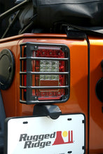Load image into Gallery viewer, Rugged Ridge Jeep Wrangler Textured Black Tail Light Euro Guards