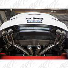 Load image into Gallery viewer, MBRP Chevy Camaro V8 6.2L 6spd 3in T409 Race Dual Cat Back w/ 4.5in Quad Dual Wall Tips