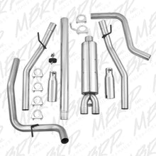 Load image into Gallery viewer, MBRP Ford F150 4.6/5.4L EC/CC-SB Cat Back Dual Split Rear