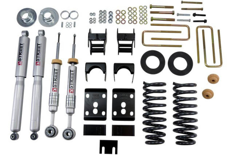 Belltech Ford F150 Std Cab Short Bed 2in. or 3in. F/4in. R drop w/ SP Shocks Lowering Kits