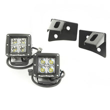 Load image into Gallery viewer, Rugged Ridge Jeep Wrangler JK Square Windshield LED Light Kit w/ Brackets