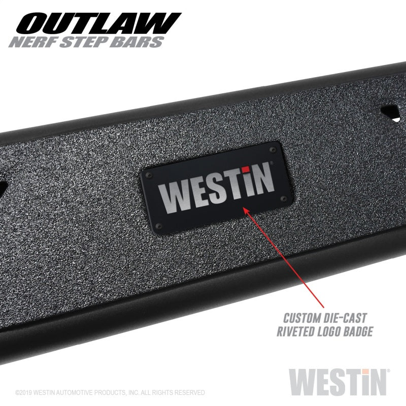 Westin 14+ Chevrolet/GMC Silv/Seirra 1500 Double Cab Outlaw Nerf Step Bars