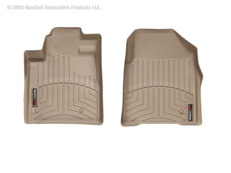 WeatherTech Honda Pilot Front FloorLiner - Tan