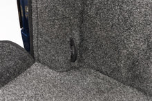 Load image into Gallery viewer, Nissan vehicle&#39;s bed with a blue and gray BedRug liner installed
