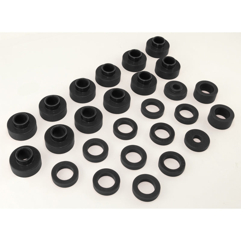 Rugged Ridge Body Mount Kit Black Jeep CJ8