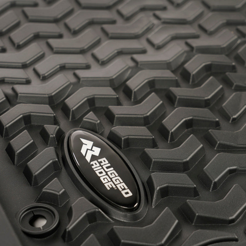 Rugged Ridge Floor Liner Set Front Pair Black RAM 1500