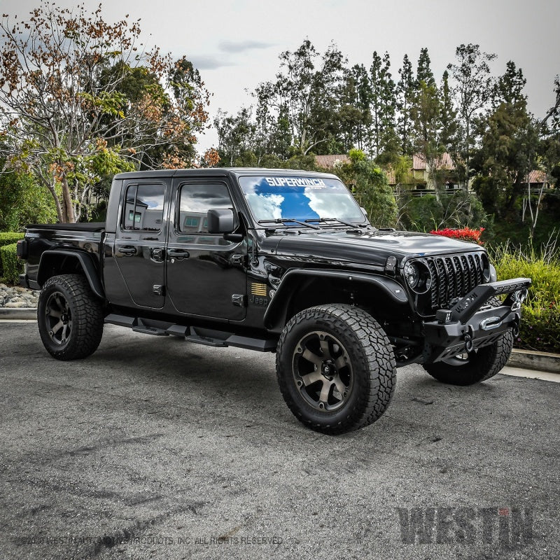 Westin Jeep Gladiator HDX Xtreme Nerf Step Bars - Textured Black