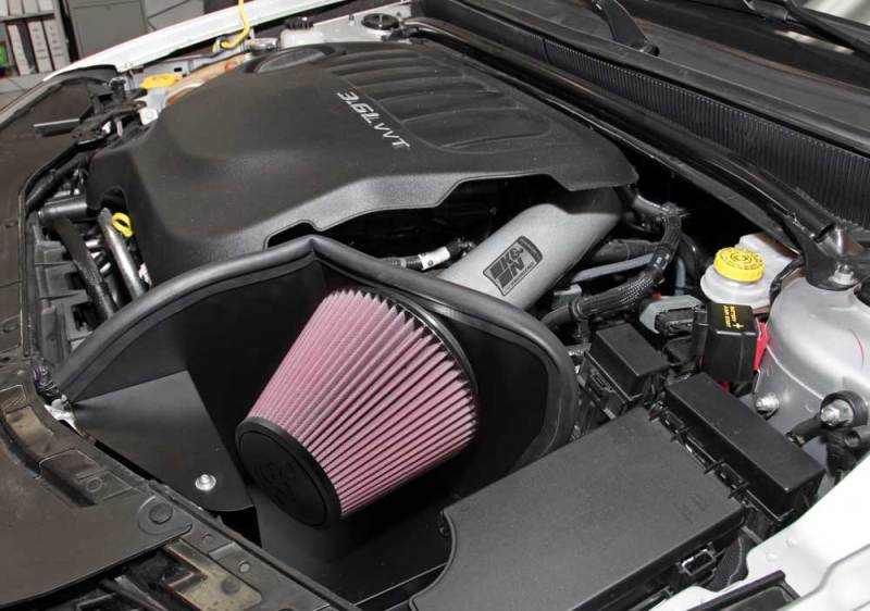 K&N Dodge Avenger 3.6L V6 Silver Typhoon Intake
