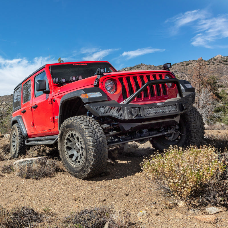 Go Rhino Jeep Wrangler JL/JLU Rockline Front Bumper Skid Plate